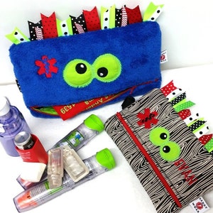 EpiPen Case /  Inhaler Case / Monster Medicine Case / Custom Designed DIY / Create Your Own Monster Case by Alert Wear