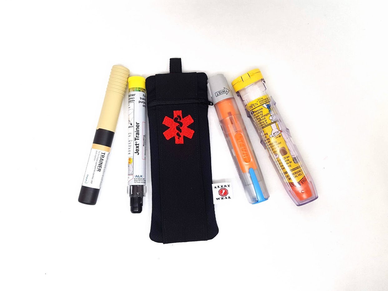 Skinny Epi Pen Case / Custom "Skinny" EpiPen Case by Alert Wear