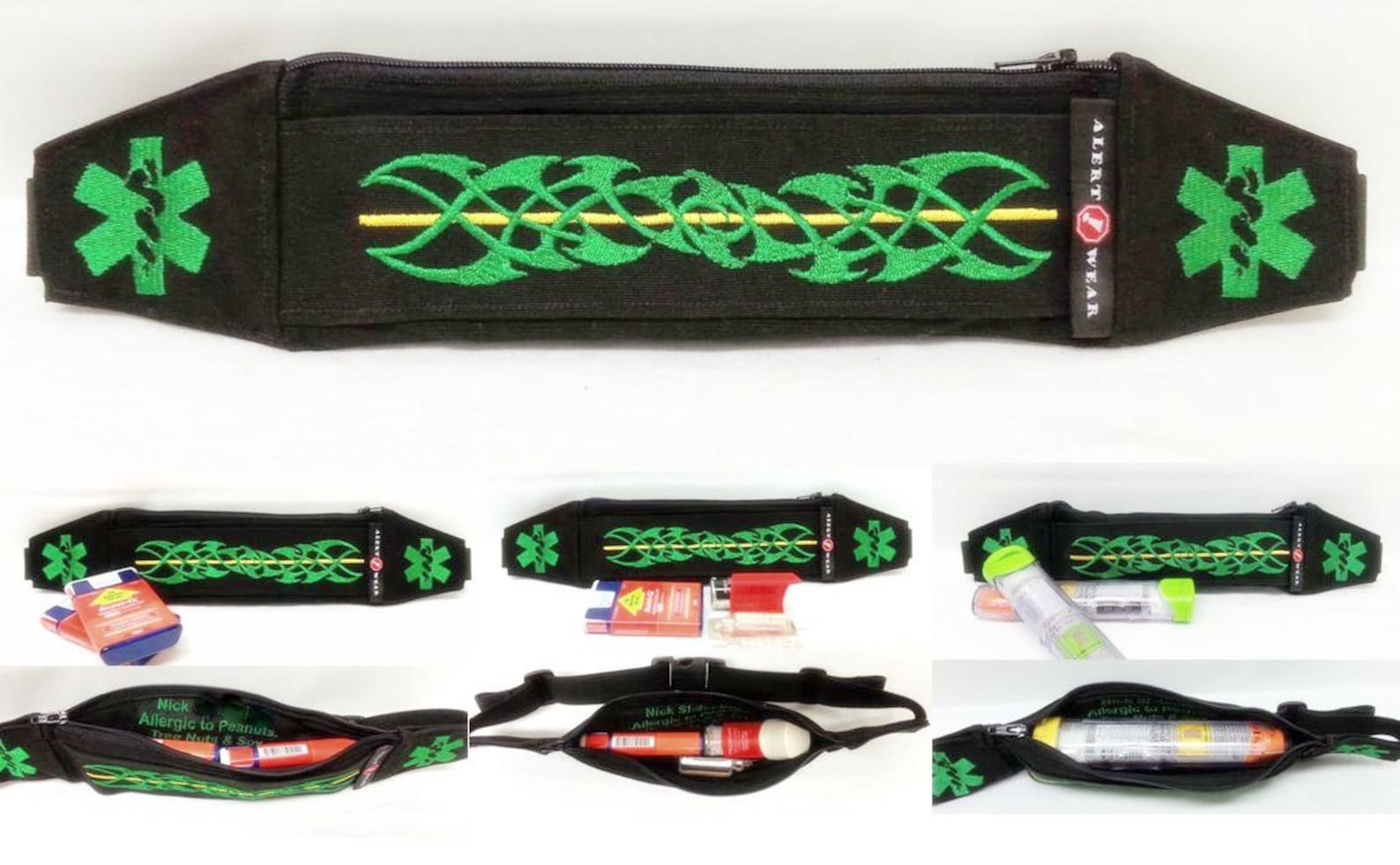 Auvi Q Case Super Slim Custom Waist Fanny Pack / Case for Epipens