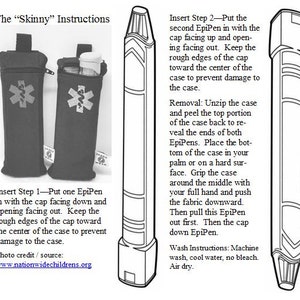 Skinny Epi Pen Case / Custom Skinny EpiPen Case by Alert Wear image 5