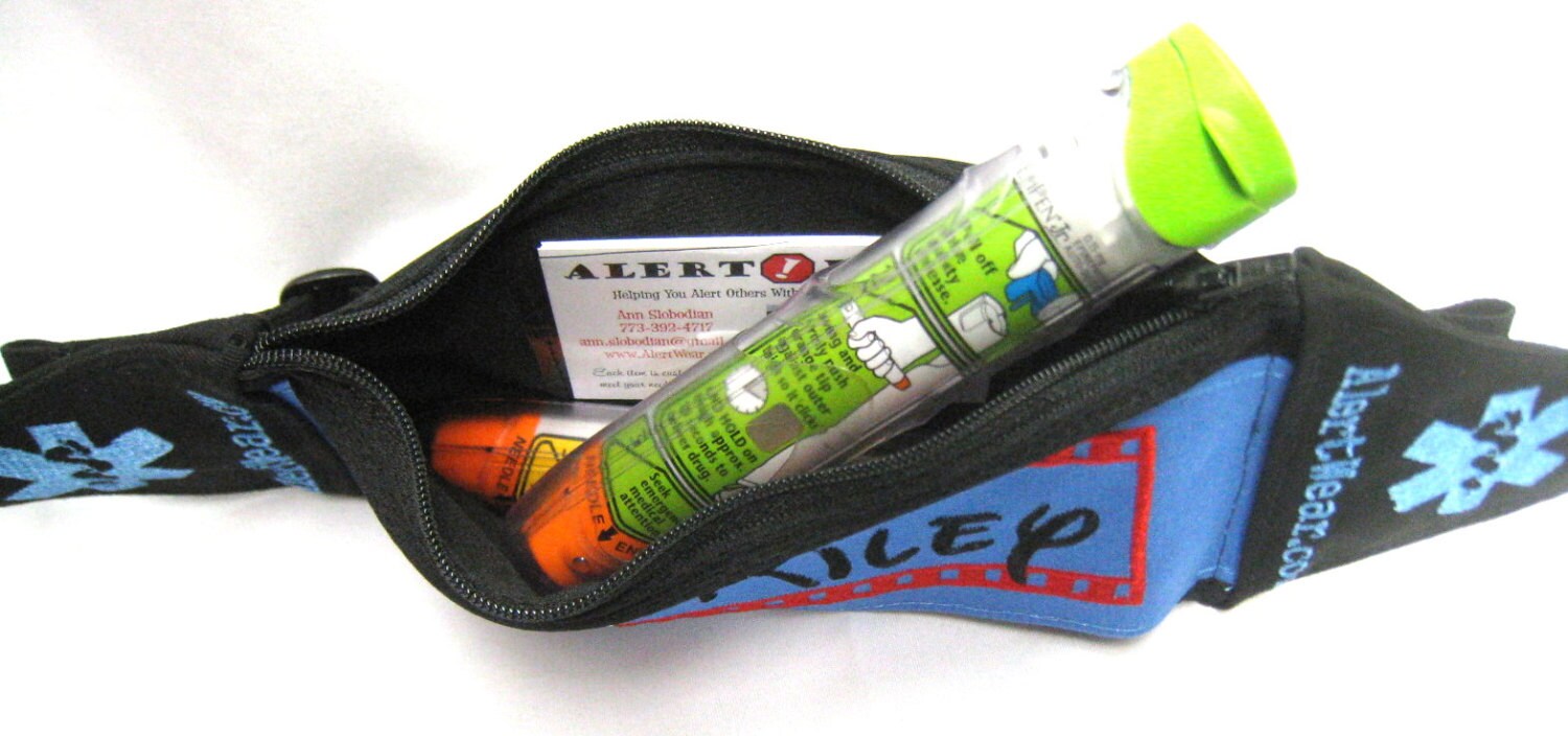 Custom Inhaler / Chamber / Epi-pen Fanny Pack / Case With | Etsy