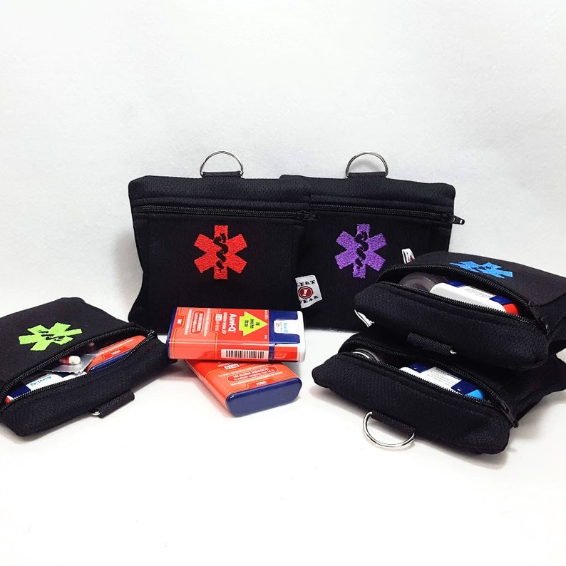 Auvi-Q Medicine Case, Inhaler Case, First Aid Case by Alert Wear image 2