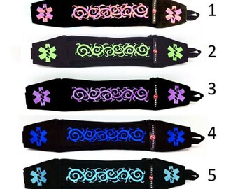 Tribal Walk Design Waist Pack with Medical Alerts Medicine Case for AuviQ Diastat or EpiPens Super Slim Belt Bag Fanny Pack by Alert Wear