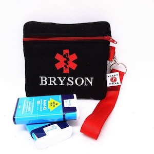Benutzerdefinierte AuviQ Case Personalisierte Isolierhülle für Inhalator vonAlert Wear
