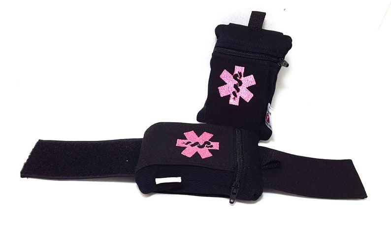 Custom AuviQ or Inhaler Medicine Case with Optional Adjustable Strap on Back by Alert Wear image 6