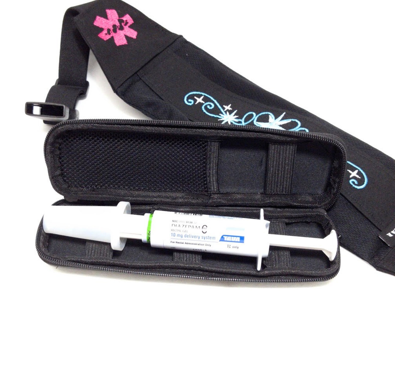 Auvi Q Case Super Slim Custom Waist Fanny Pack / Case for Epipens