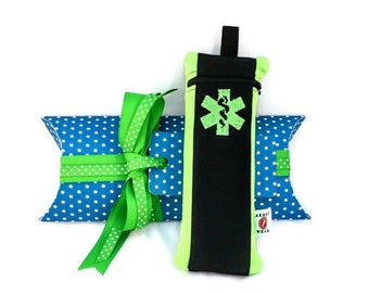 Gift Wrap Pillow Envelope Gift Box with Grosgrain Ribbon and Tag by Alert Wear / Love Bugs Co.
