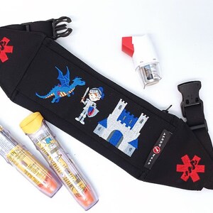 Insulated Waterproof EpiPen Belt Bag Medicine Case Custom Designed Waist Pack Alert Wear image 9