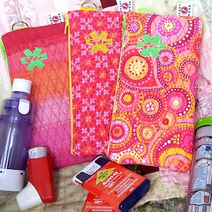 Insulated Medicine Case for Epi Pen Medicine Case Optional Detachable Wristlet by Alert Wear