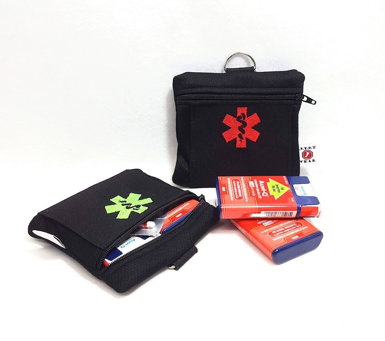 Auvi-Q Medicine Case, Inhaler Case, First Aid Case by Alert Wear image 1