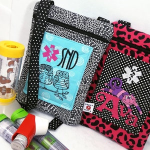 Custom Made Inhaler Case Medicine Epi-Pen Purse by Alert Wear