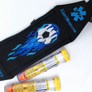 EpiPen Case Waist Pack for Soccer Lovers / Soccer Epi Pen Belt / Soccer Fanny Pack by Alert Wear image 5