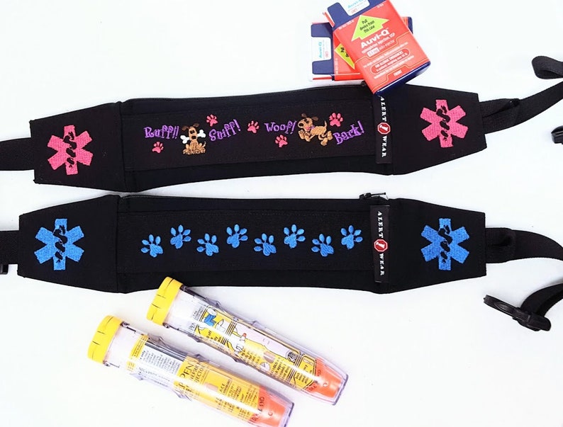 Auvi Q Case Super Slim Custom Waist Fanny Pack / Case for EpiPens, AuviQ, Diastat or Insulin Pump image 4