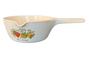 Vintage CorningWare Spice O Life La Sauge P-89-B steelpan van 2,5 kopjes met handvat