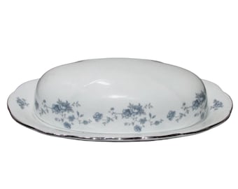 Bavaria JOHANN HAVILAND blau Girlande überzogen Butterdose Traditionen Fine China