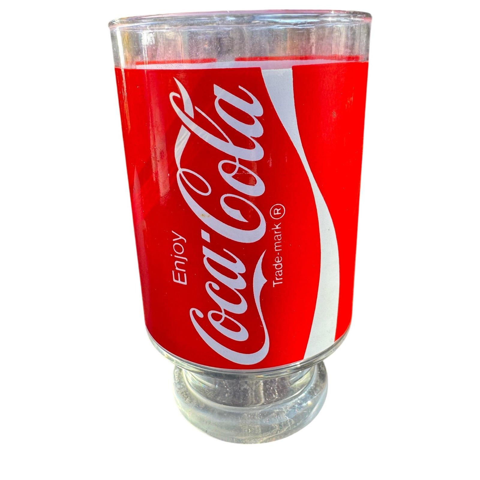 コカ・コーラ   1980年代　入手困難非売品　オリジナルデザイングラス1個 コカ・コーラ 1980年代 入手困難非売品 オリジナルデザイングラス1個