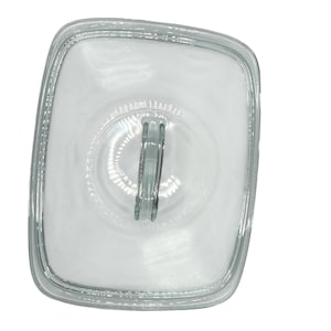 Pyrex C-524 Clear Glass Rectangular Replacement Lid 8.5x6.5 Made in USA