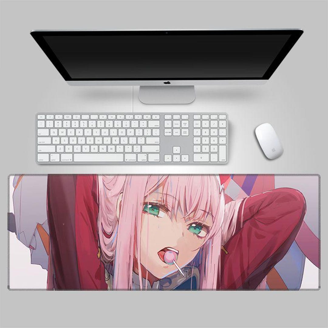 Zero Two Mousepad Darling in the Franxx Anime Gaming Desk Mat 002 Large ...