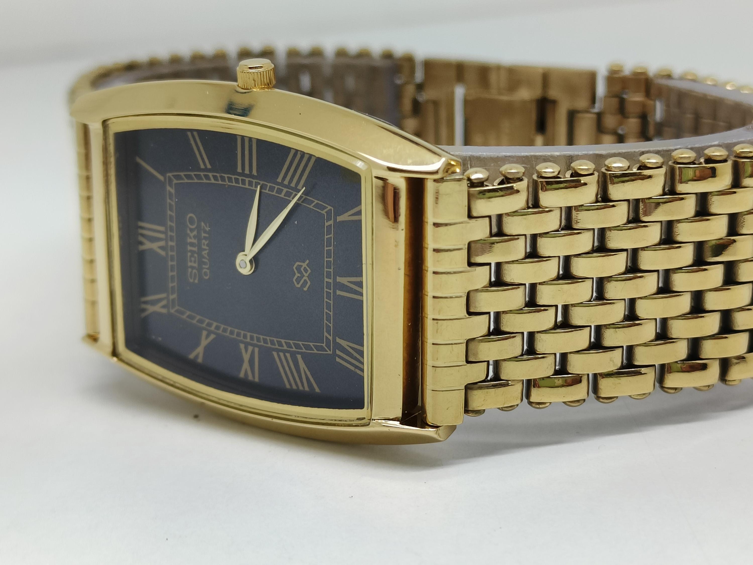 Vintage seiko tank セイコー クォーツ タンク 腕時計 Seiko tank watch - Etsy 日本