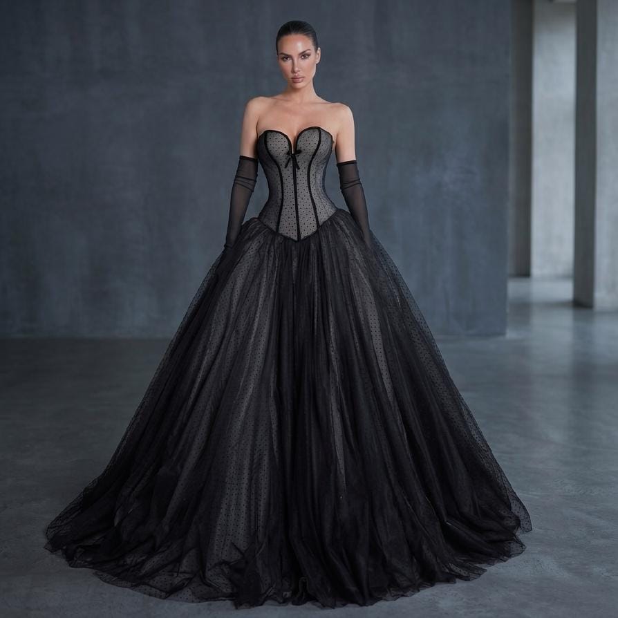 Black Formal Gown Corset - Etsy Black Formal Gown Corset - Etsy