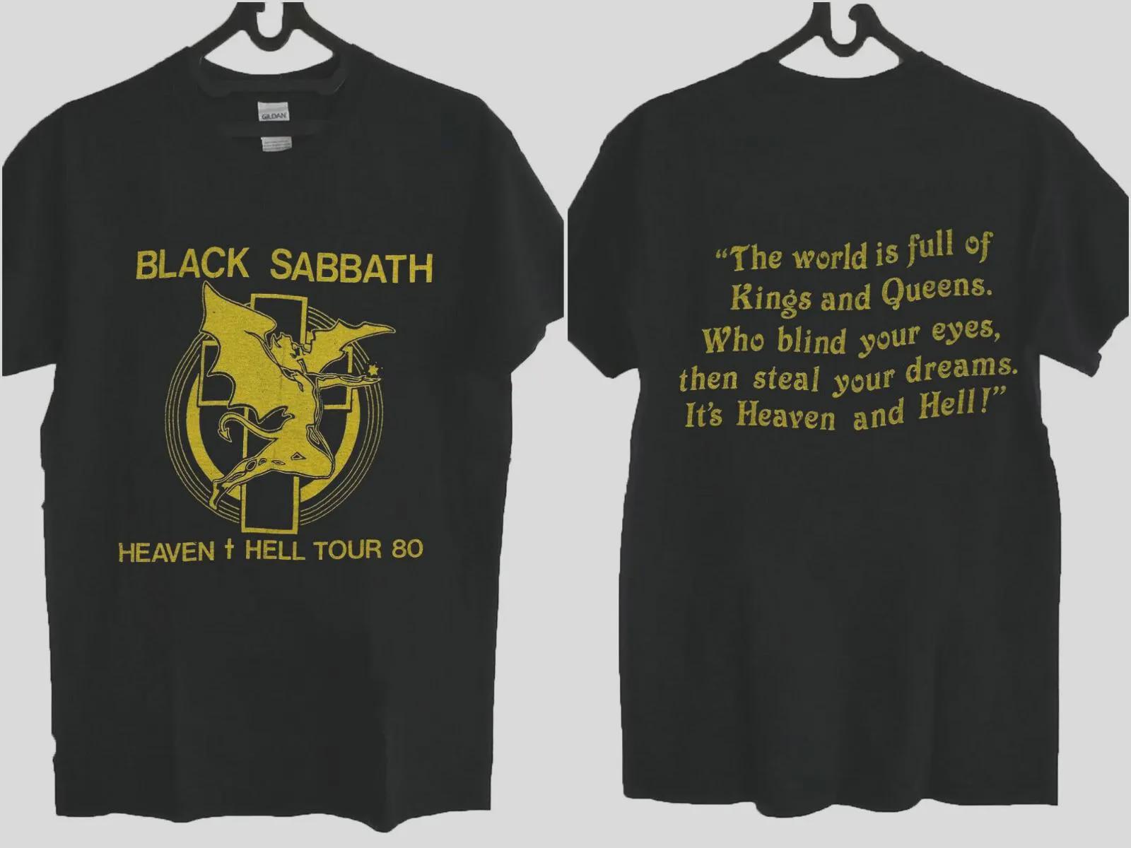 T-shirt Sabbat 'Sabbat Sanglant' Rétro - Taille S à 5XL - Noir Unisexe - Personnalisable