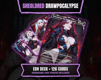 Sheoldred the Drawpocalypse | Volledig EDH Commander-deck | Anime Waifu Proxy