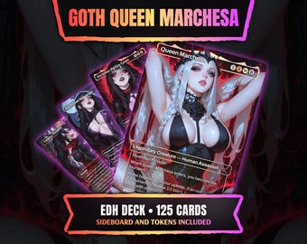 Goth Queen Marchesa | Volledig EDH Commander-deck | Anime Waifu Proxy