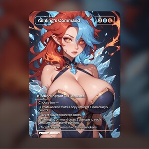 Ashling's Command | Anime Waifu Proxy | Custom EDH Commander Card