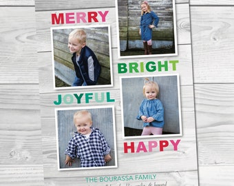 Family Holiday Card - Holiday Card - Christmas Card - Family Photo Card - Holiday Cards - Digital Holiday Card - Family Christmas Cards