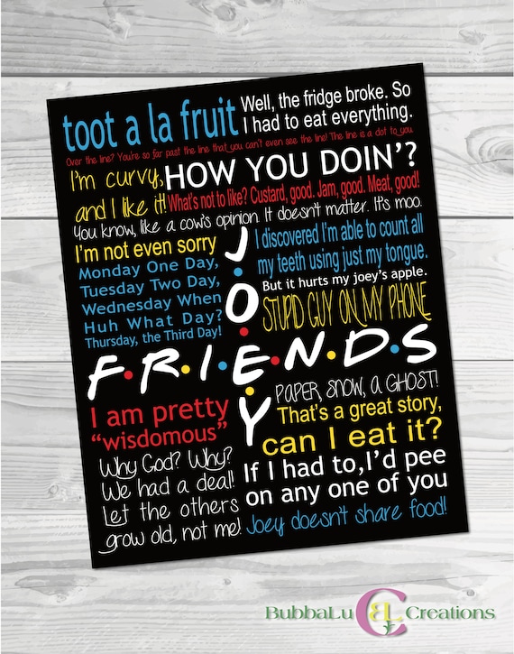 Featured image of post Friends Quotes Tv Show / With one of the best casts in tv history, the series seems to be irreplaceable.