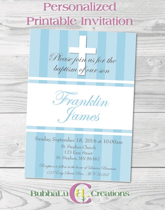 Personalized Baptism Invite Baby Baptism Newborn Baptism Invite. Baptism Invitation Twins Baptism Digital Baptism Invitation for Twins