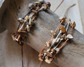 Picture Jasper Bracelets  Jasper bead Bracelets   Adjustable Bracelets Picture Jasper