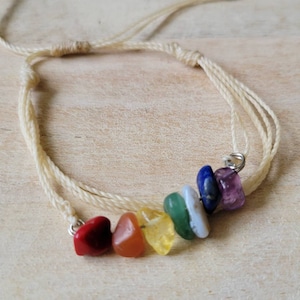 Chakra Bracelets  Chakra jewelry  chakra bead Bracelets  Adjustable slip on Bracelets