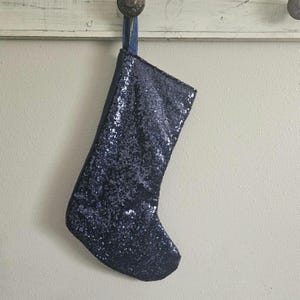 Medias navideñas de lentejuelas azules Medias navideñas de lentejuelas azules Medias navideñas de lentejuelas azules Medias navideñas de lentejuelas azules