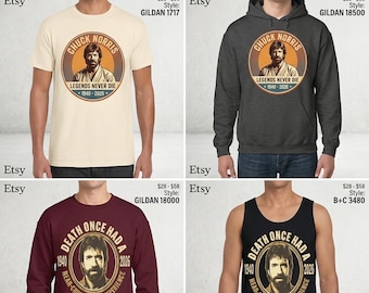 Chuck Norris Memorial Shirt, Retro Legend Tribute, Vintage Martial Arts Tee