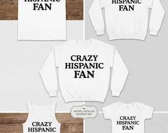 Crazy Hispanic Fan png, Funny Latino Sports Fan Hoodie, Hispanic Heritage Sweatshirt, Latina Fan png, Cute Hispanic png ,Gift for Latino Fan