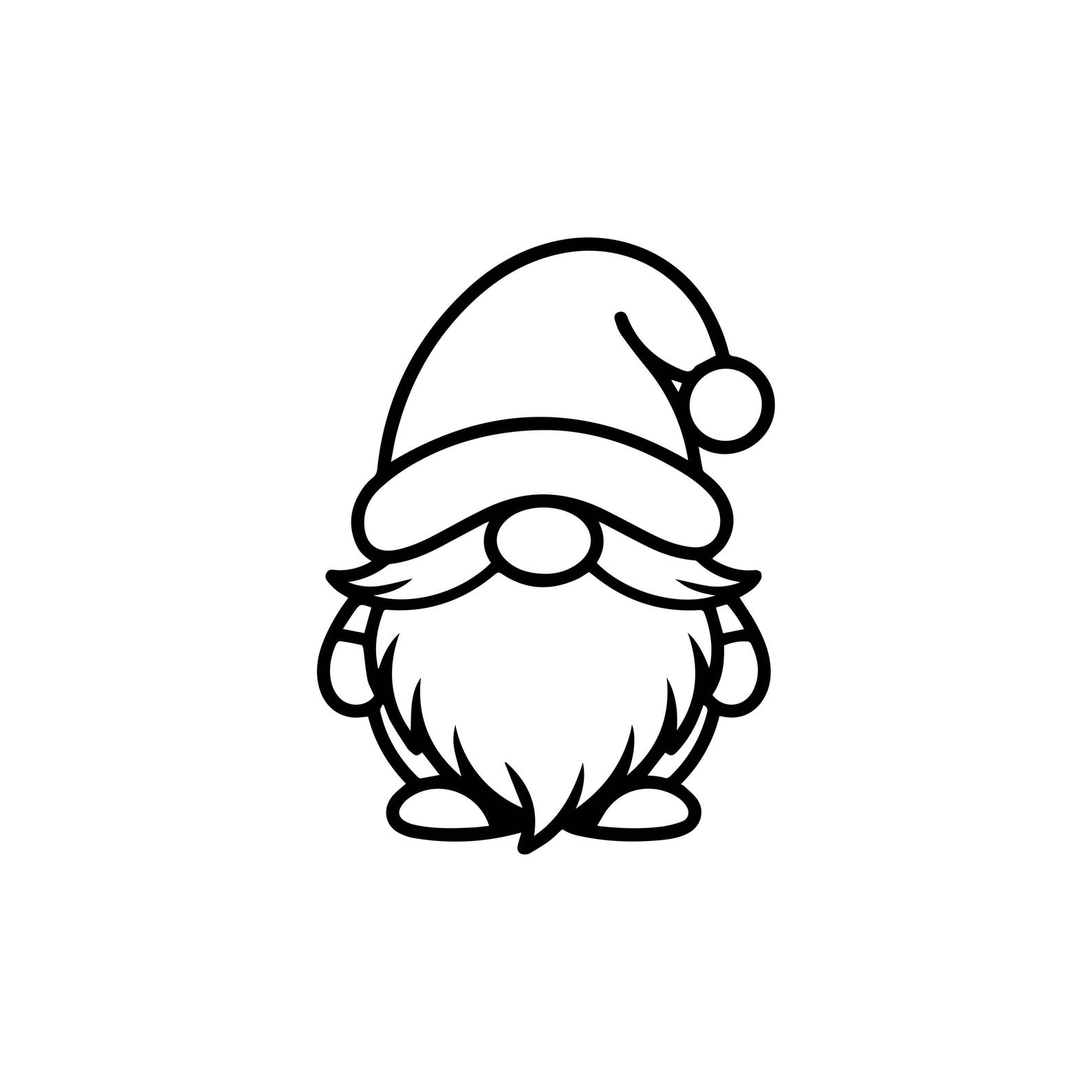 Christmas Gnome SVG : Holiday Cricut Cut File (digital Download) - Etsy