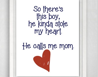 Boy Nursery Prints, Baby Boy Nursery, Baby Shower Gift, Gift for Mom, Baby Art, New Baby Boy Gift, New Baby Boy Gift, Boys Nursery Decor