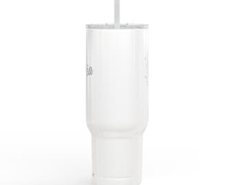 Personalised Name Engraving Tumbler | 40oz Insulated Tumbler with Lid