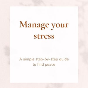 Guía para el manejo del estrés: Técnicas paso a paso comprobadas para reducir el estrés y aumentar la calma