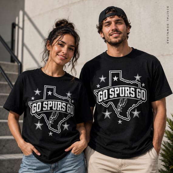 Go Spurs Go PNG, San Antonio Texas Spurs PNG, Basketball Spurs Team Support, Spurs Fans Shirt Design, Basketball Game Day, Digital Download