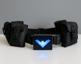 Nightwing-cosplay-hulpriem | LED-verlichting, oplaadbaar via USB-C