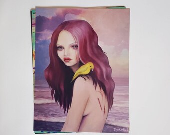 Delilah deals with Gravity - letter size print