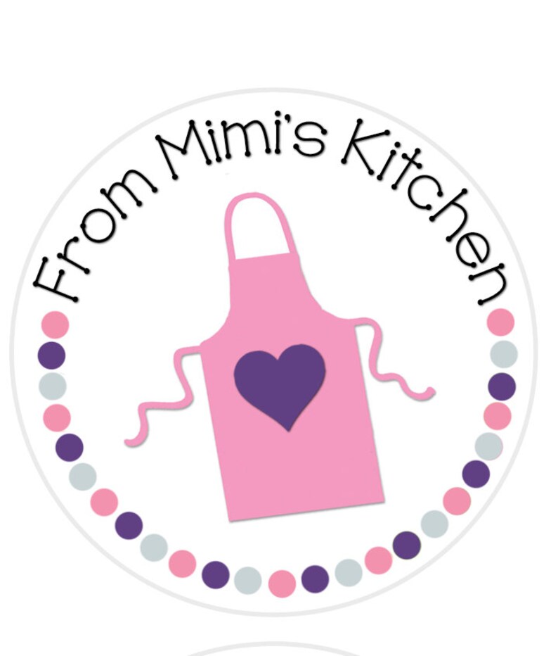 Personalized Stickers From the Kitchen Of Kitchen Stickers Etsy