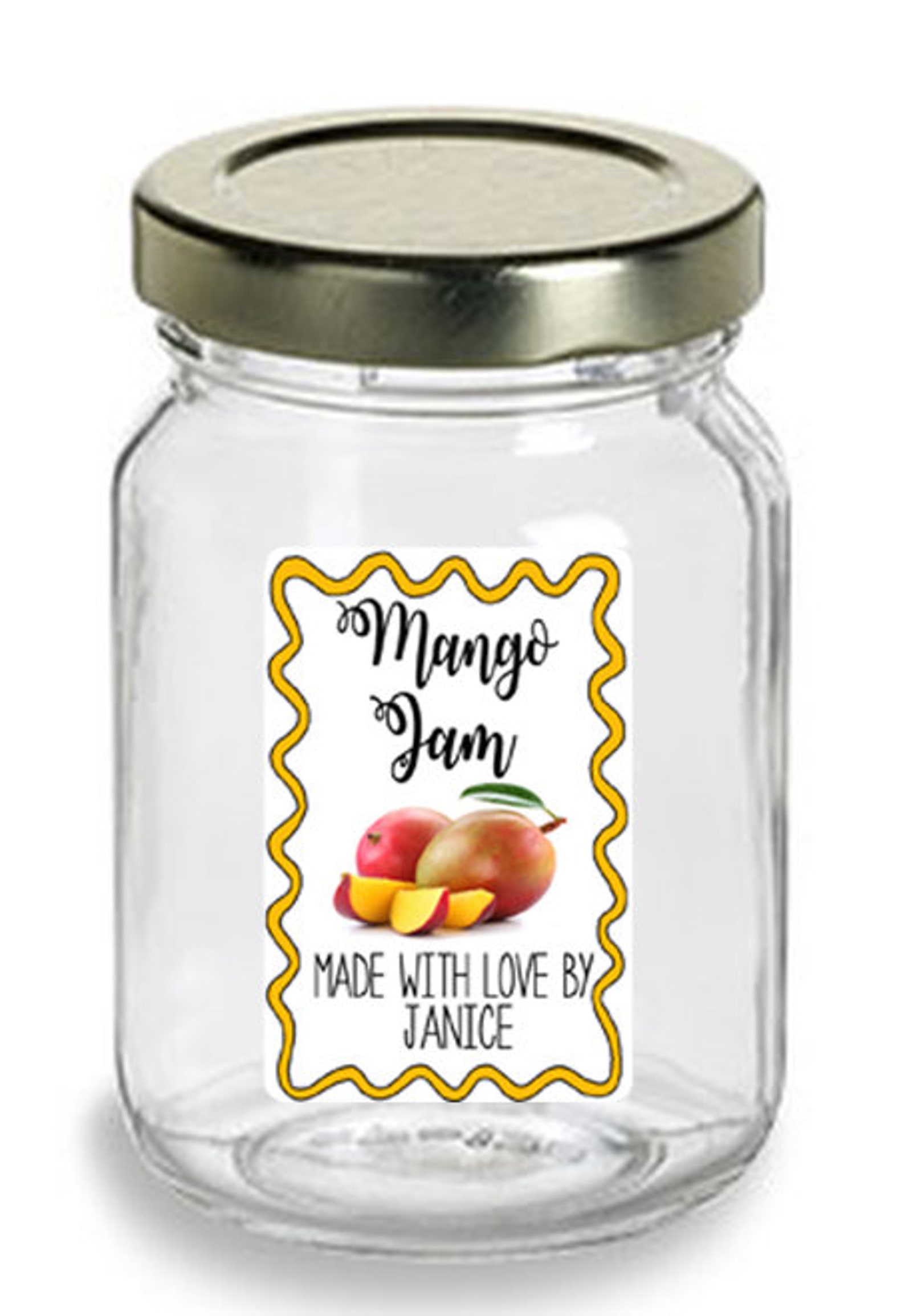 Jam Labels Mango Jam Labels Canning Labels Mango Preserves Etsy