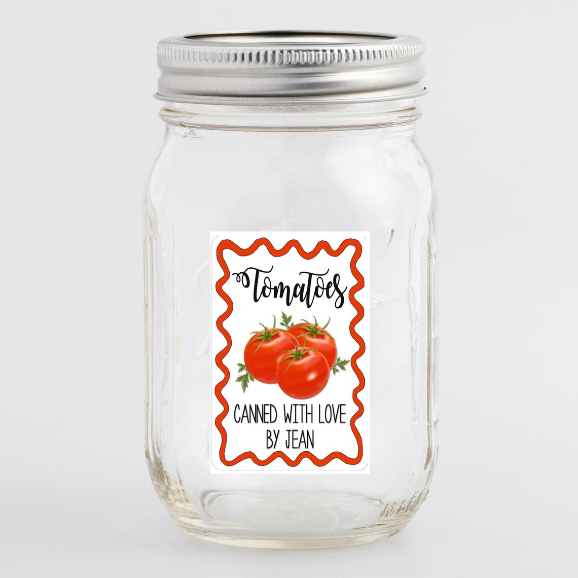 Canned Tomato Labels Canning Labels Diced Tomato Labels Etsy