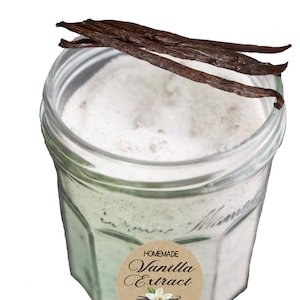 Vanilla Extract Labels, Homemade Vanilla Extract, Canning Labels, Homemade Kitchen Gift, Vanilla Bottle Label, Personalized Jar Sticker 525 Bild 5