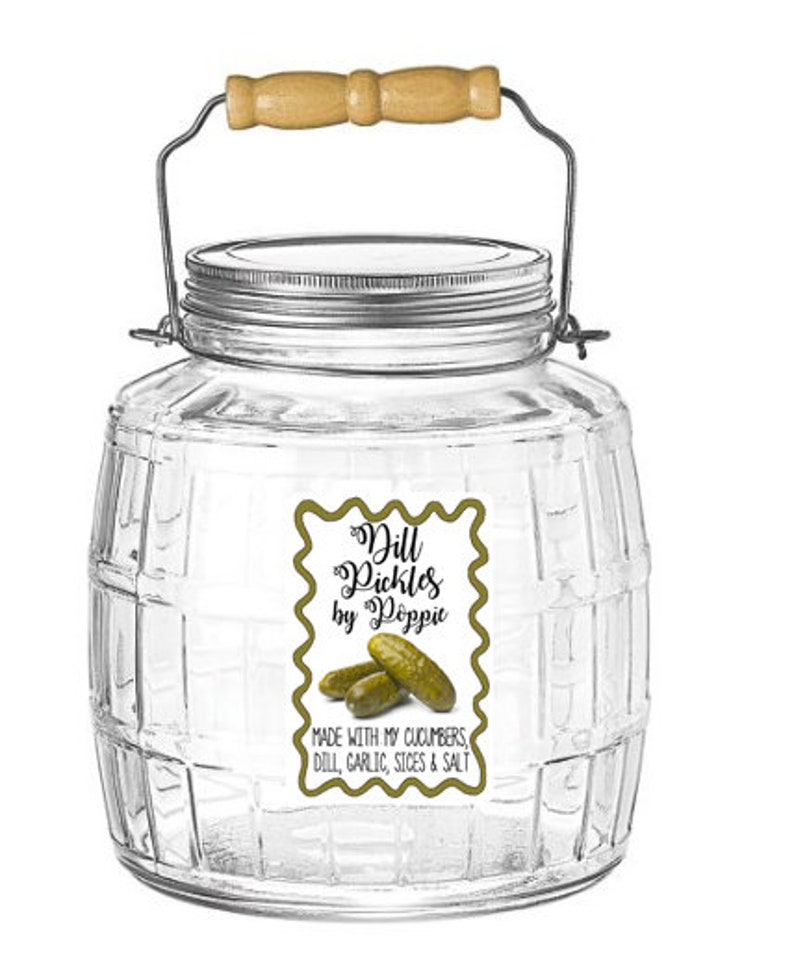 Pickle Labels Dill Pickle Label Sweet Pickle Labels Canning Etsy