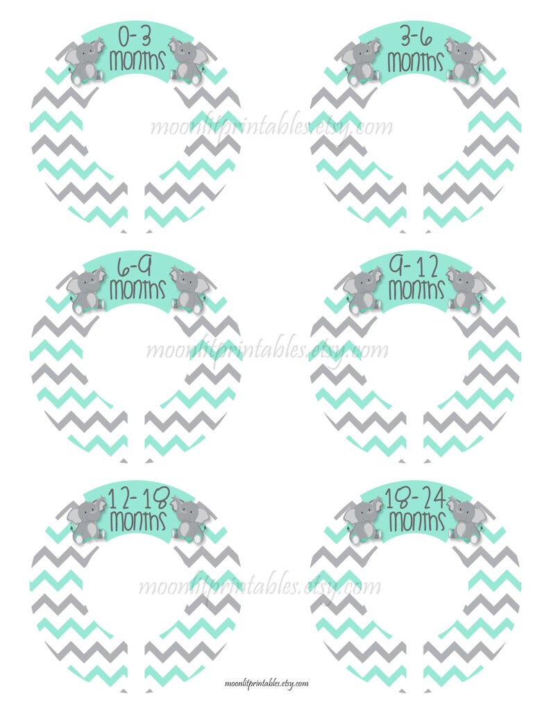 6 Elephant Closet Dividers Divider Organizer