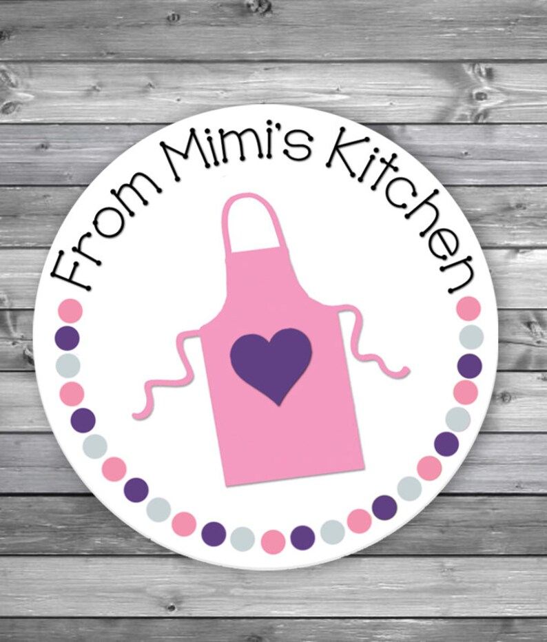Personalized Stickers From the Kitchen Of Kitchen Stickers Etsy